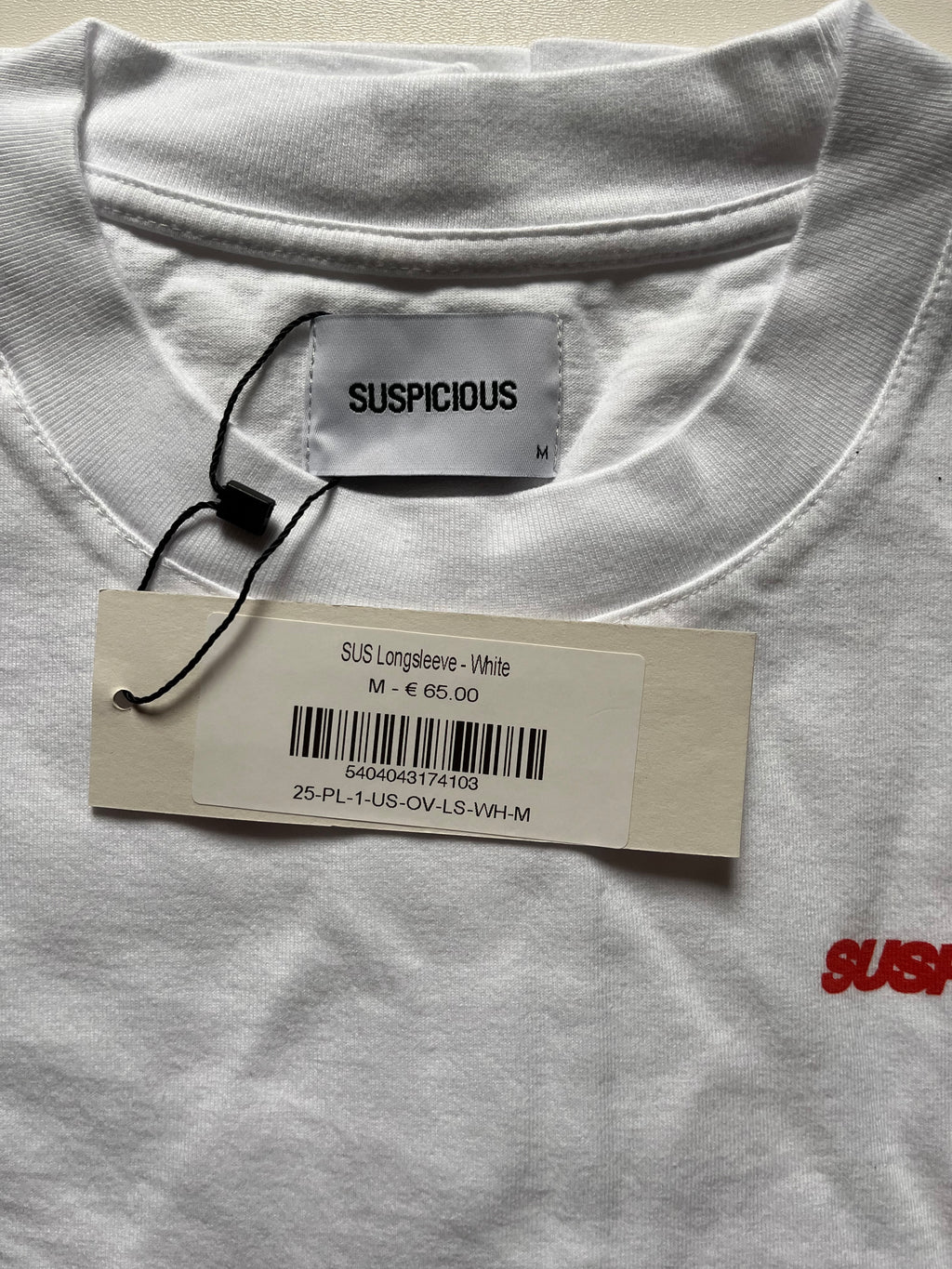 Suspicous Antwerp Longsleeve - White M