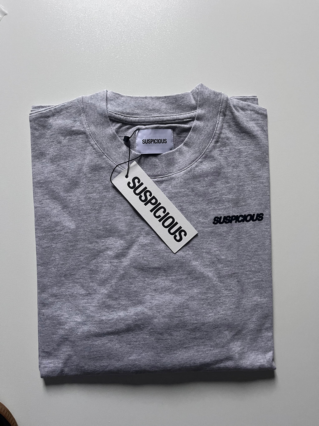 Suspicous Antwerp Longsleeve - Neutral Heather Size M