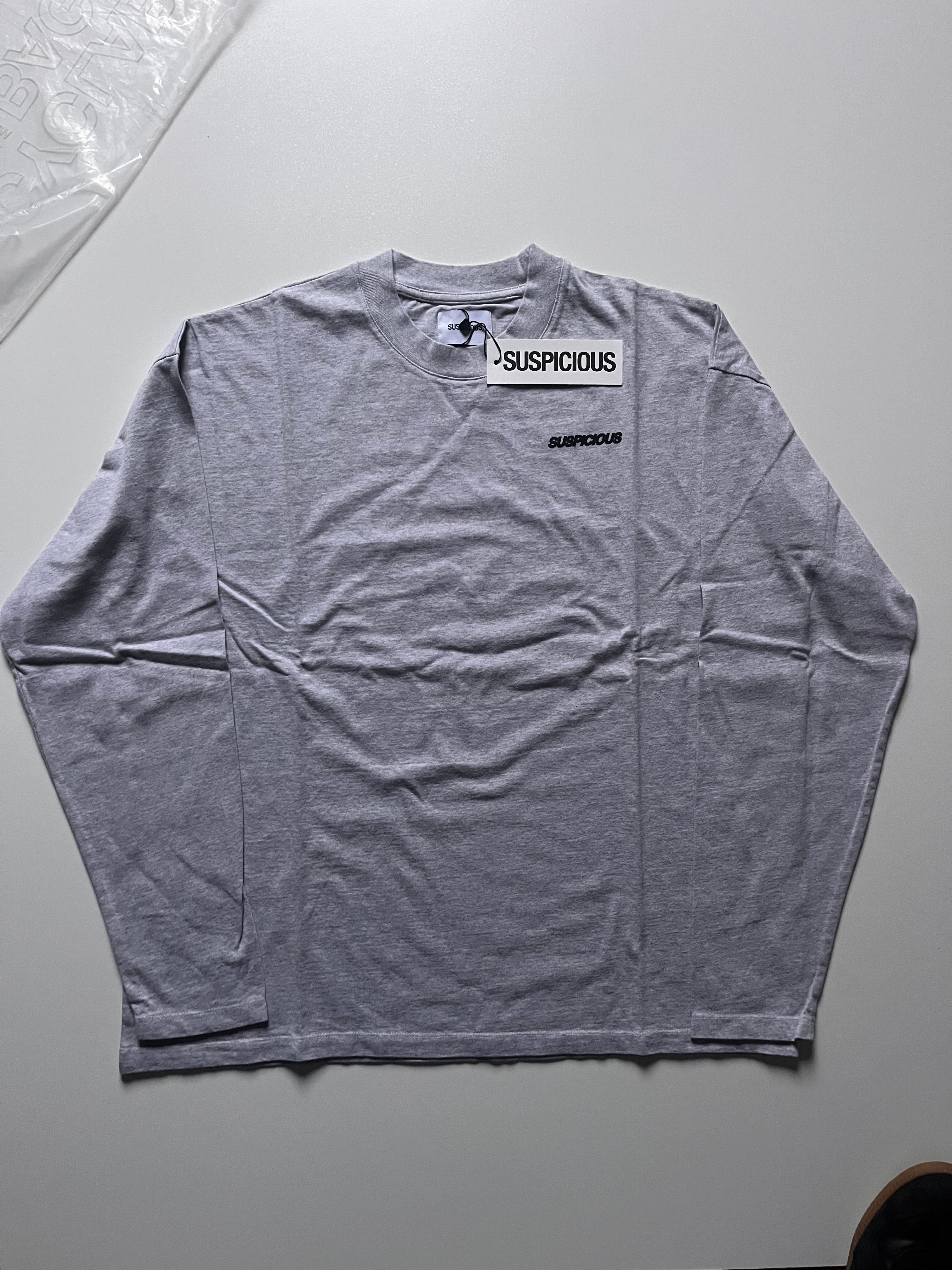 Suspicous Antwerp Longsleeve - Neutral Heather Size M