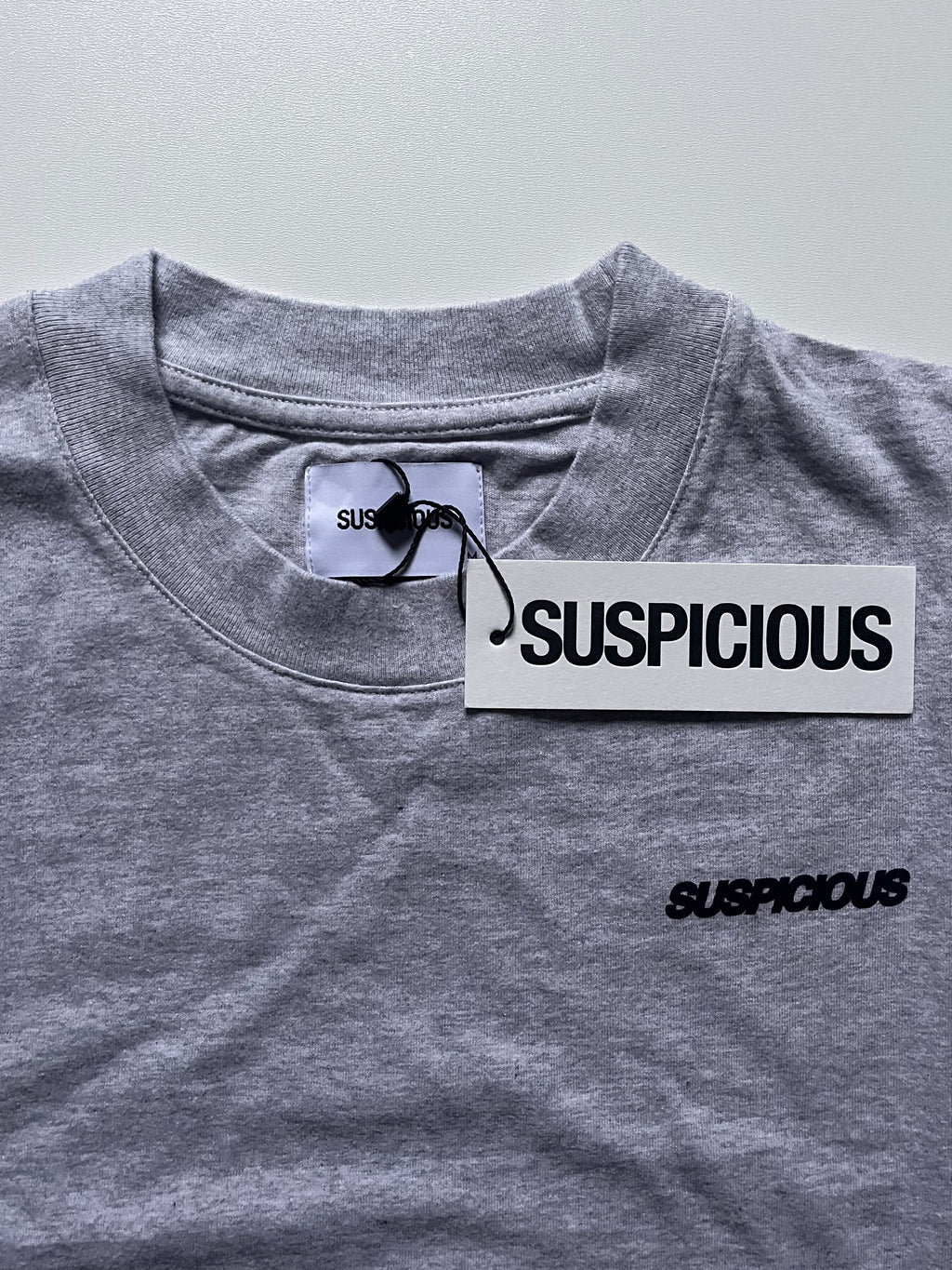 Suspicous Antwerp Longsleeve - Neutral Heather Size M