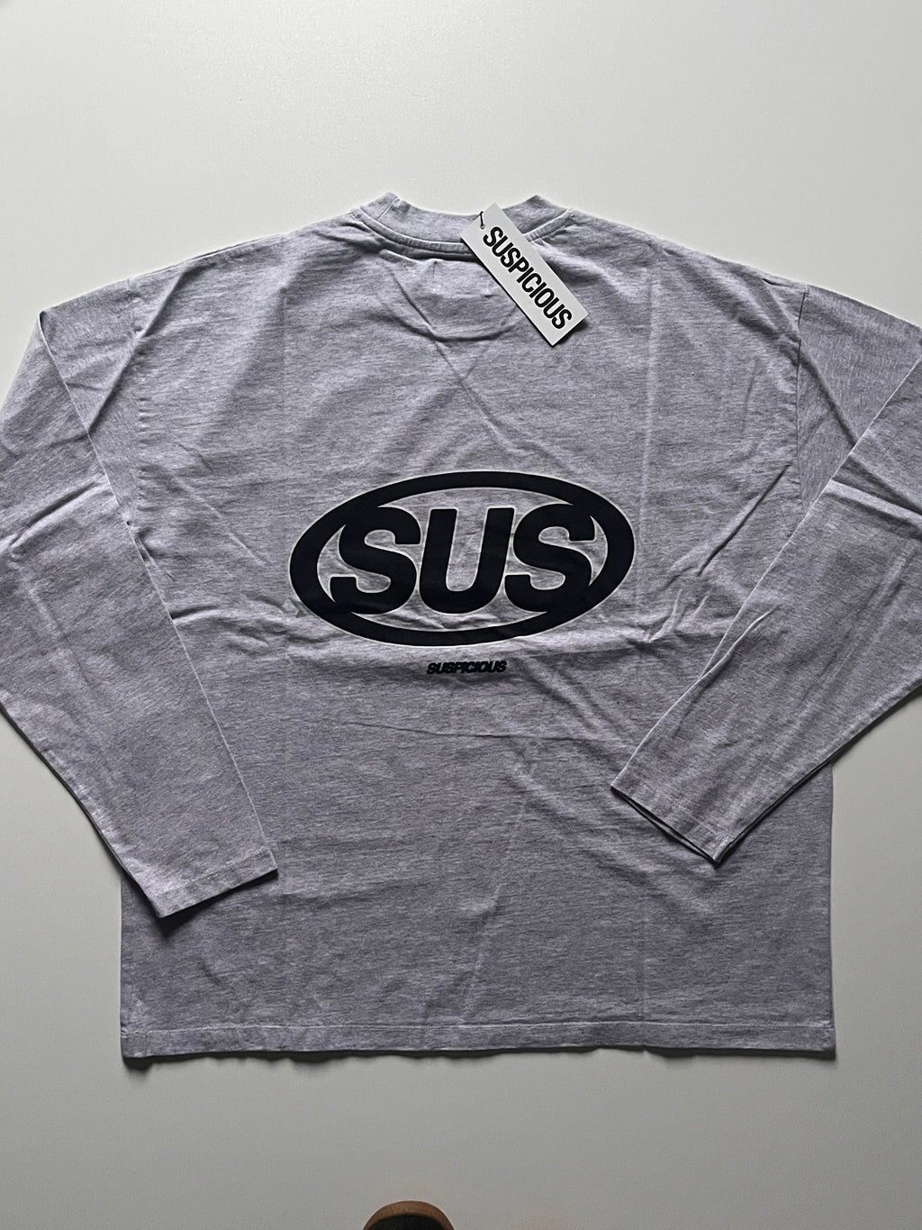 Suspicous Antwerp Longsleeve - Neutral Heather Size M