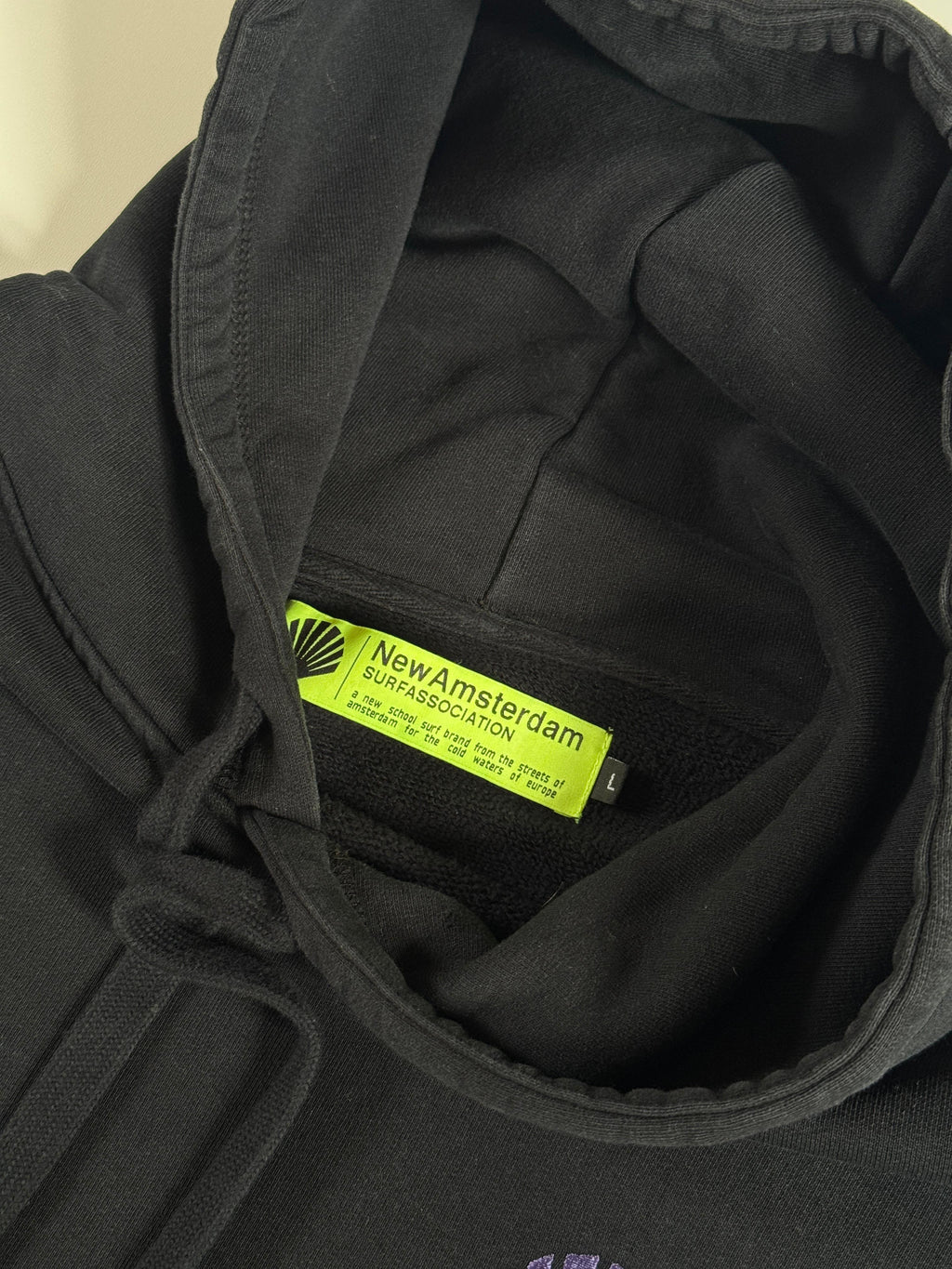 New Amsterdam Surf Association Logo Hoodie L