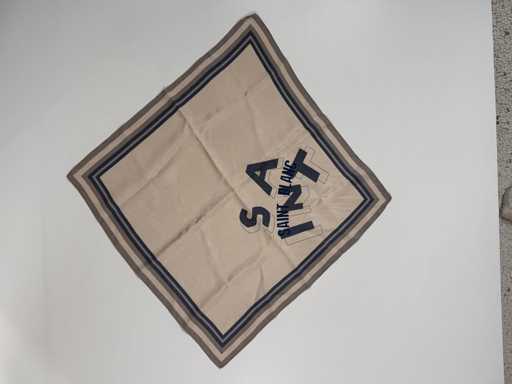 Saint Blanc Silk Scarf Off White