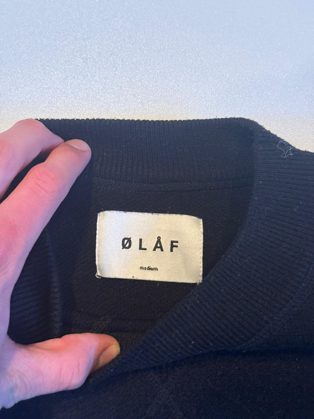 OLAF Hussein knit sweater S/M