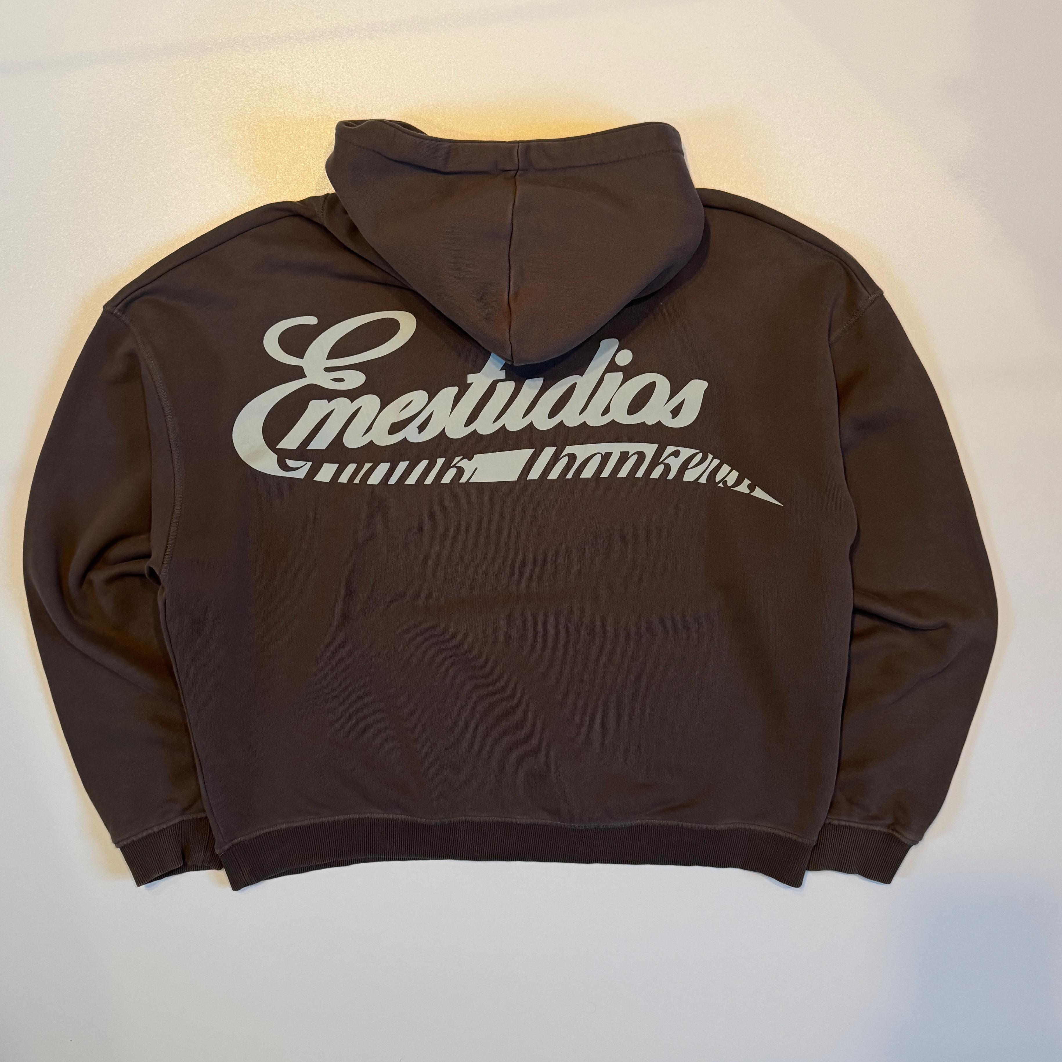 EME Studios hoodie with back print M